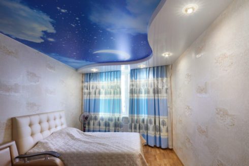 потолок звездное небо с подсветкой